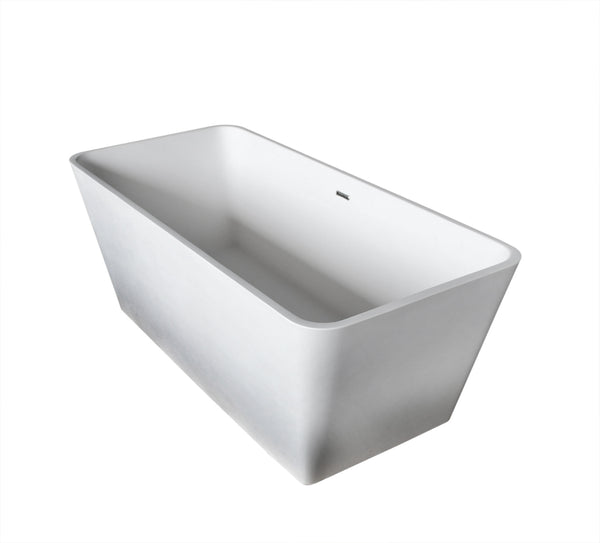 Atlantis Whirlpools Bealey 27 x 60 Artificial Stone Freestanding Bathtub